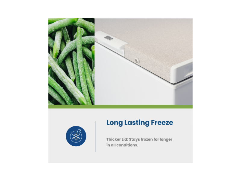 KIC 203L CHEST FREEZER WHITE - Image 5