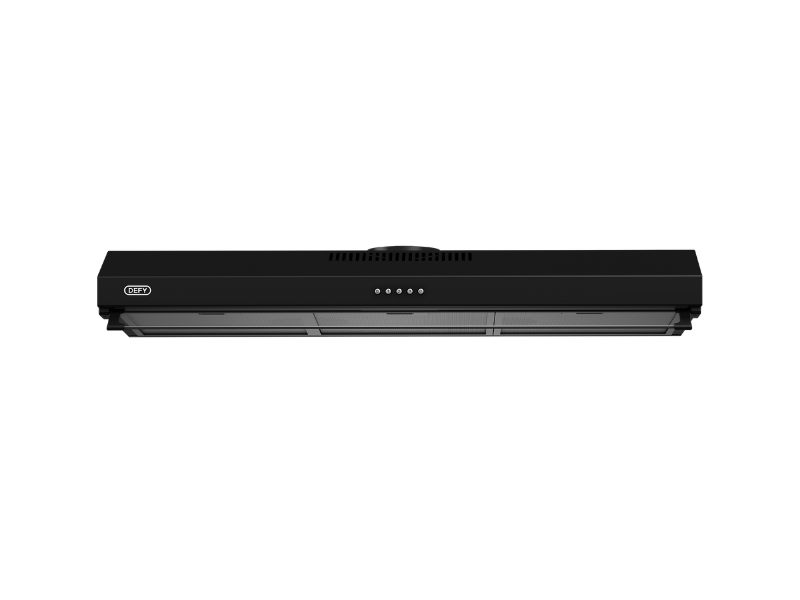 DEFY 90CM STANDARD COOKERHOOD BLACK