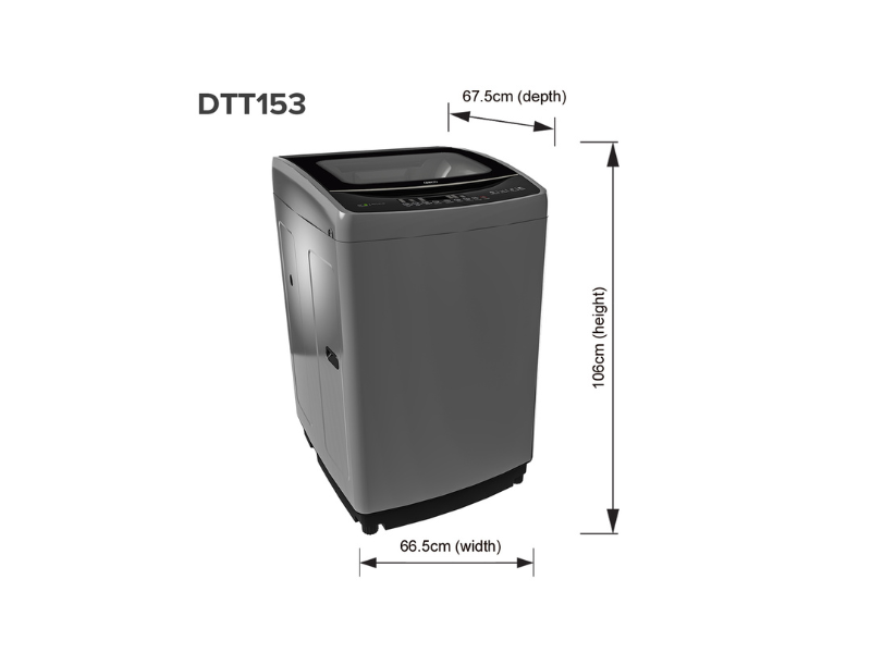 DEFY 17KG TOP LOADER WASHING MACHINE METALLIC - Image 5